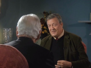 Stephen Fry tells Gay Byrne what he thinks of God!